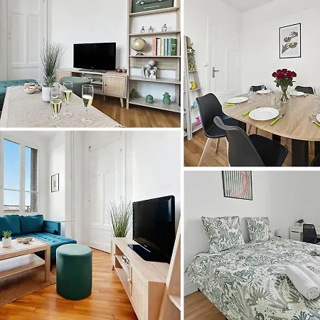 T4 Elegant Et Lumineux Coeur De Ville, Balcon Apartman *