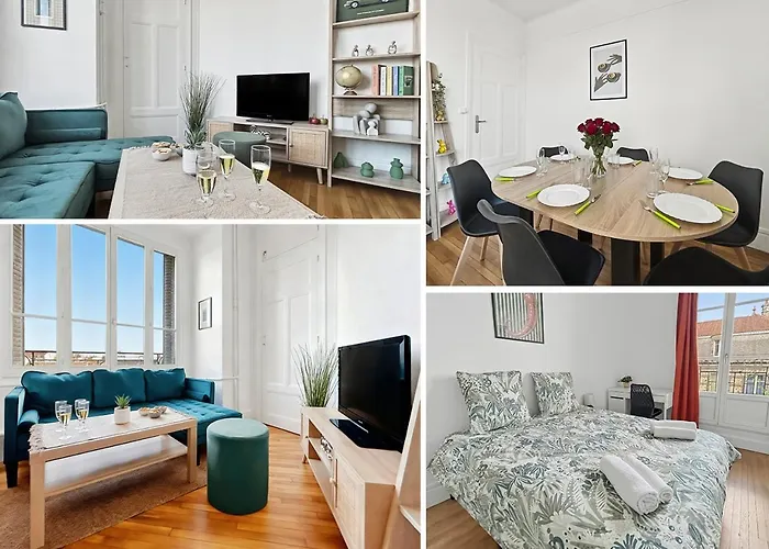 T4 Elegant Et Lumineux Coeur De Ville, Balcon Апартаменты *